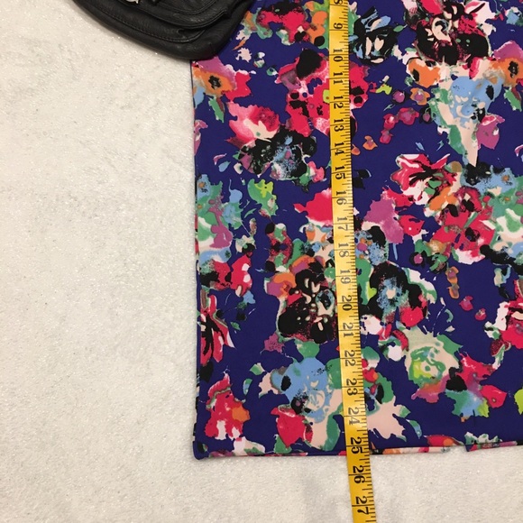 Nicole Miller Floral Scuba Pencil Skirt - Picture 2 of 5